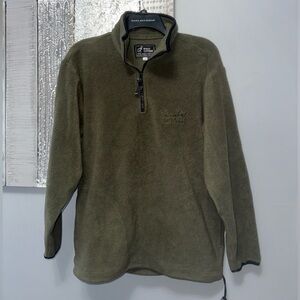 Young boys army green sweatshirt